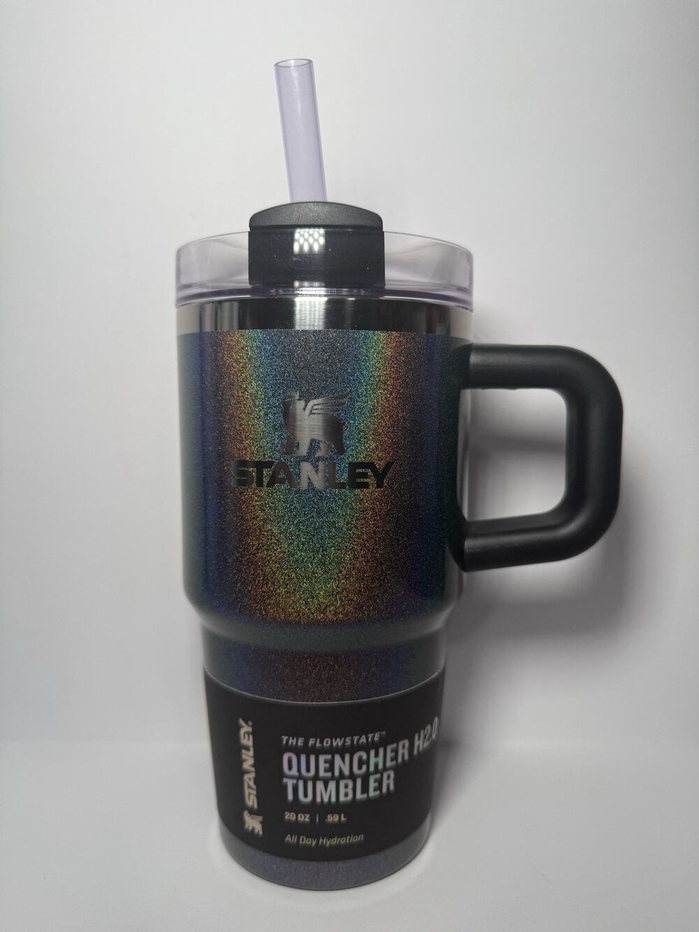 Stanley Exclusive The Original MIDNIGHT GLITZ 20oz Quencher Tumbler BNWT HTF